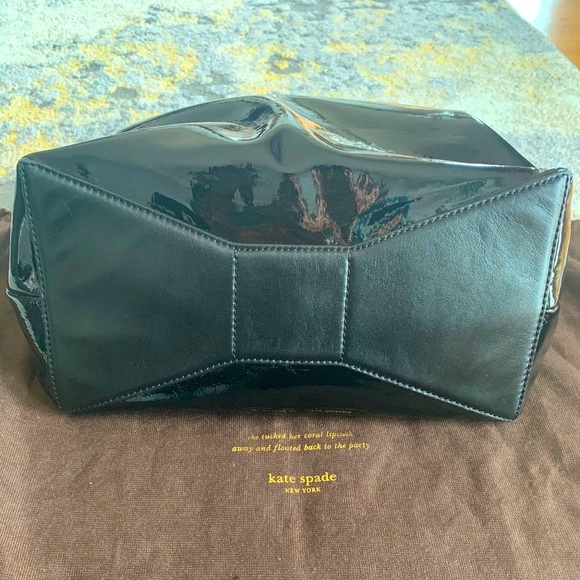 Kate Spade Black Patent Tote - Picture 4 of 11
